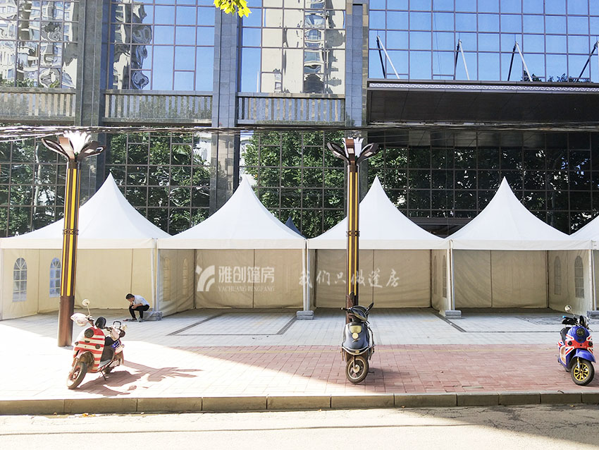 郑州篷房租赁厂家讲解篷房租赁中要注意的两点