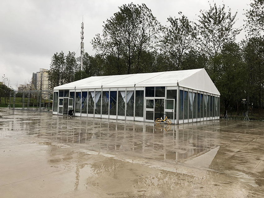 安阳透明玻璃篷房租赁厂家选用什么材质？