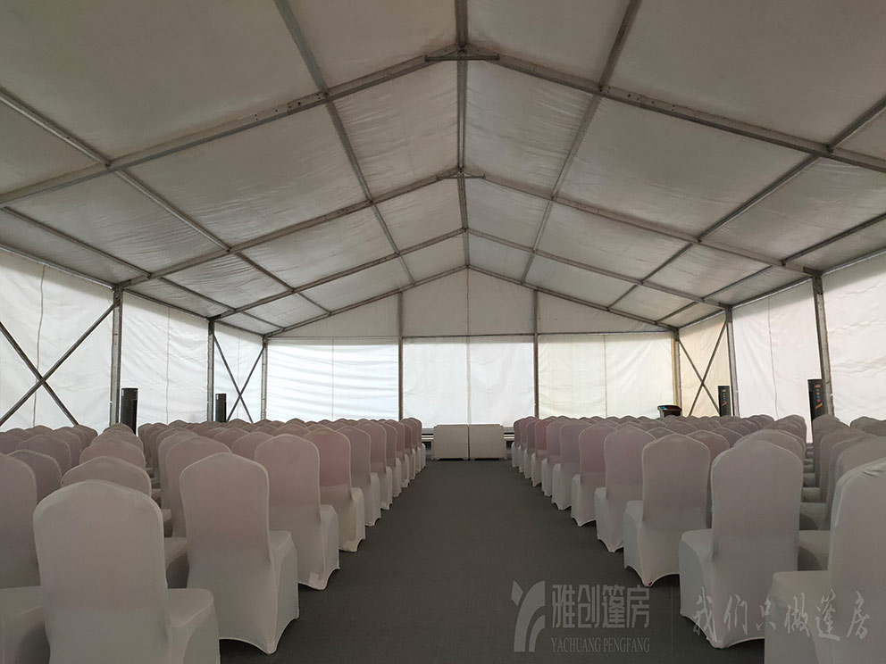 开封篷房帐篷搭建厂家带您走进活动现场