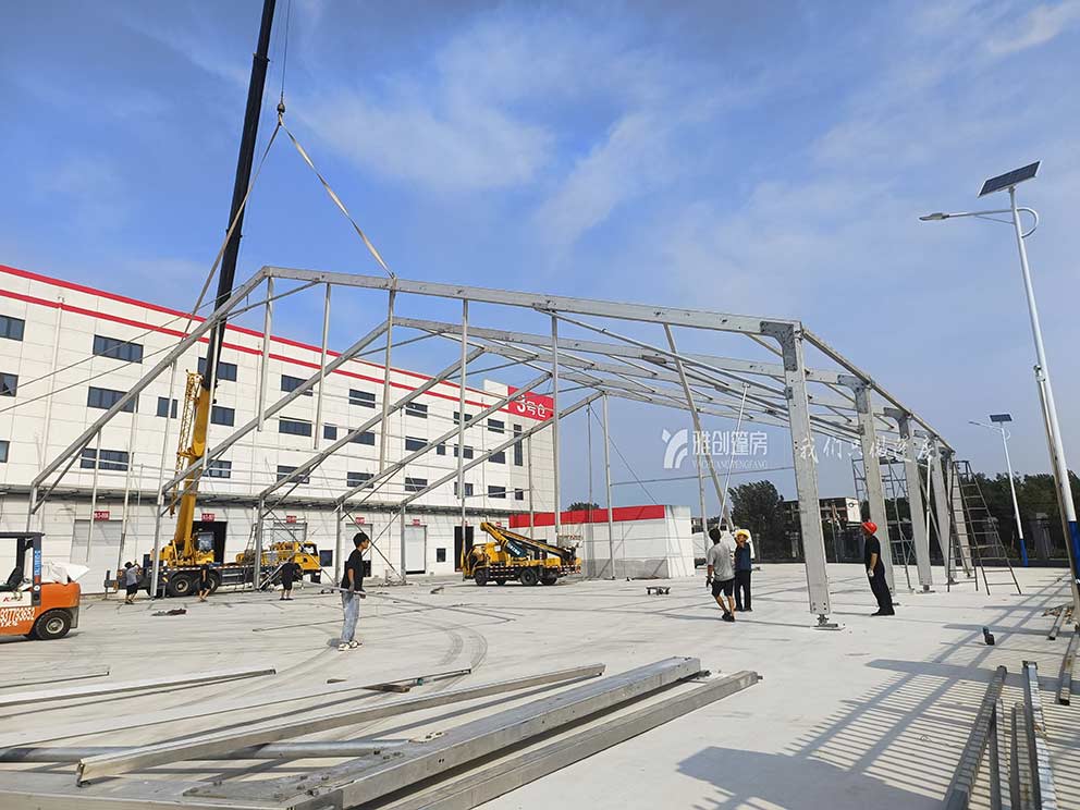 许昌篷房租赁公司可以搭建大跨度仓储大篷