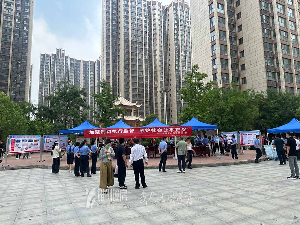 洛阳篷房租赁公司搭建龙兴嘉苑普法教育会简易篷房