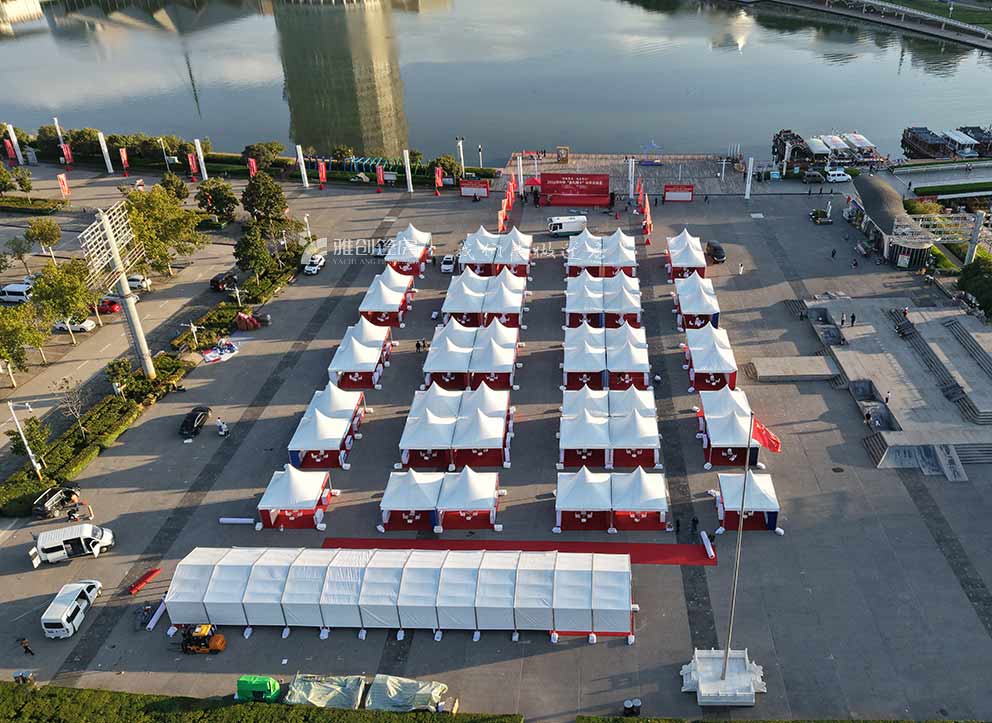 2025郑州市“金九银十”秋季房展会，焦作篷房租赁进行布场