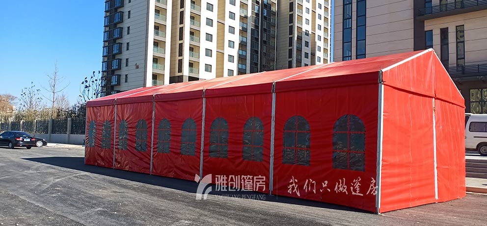 喜棚搭建要多久？安阳婚庆喜棚出租说明